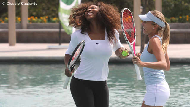 Серена Вільямс і Гісела Дулко